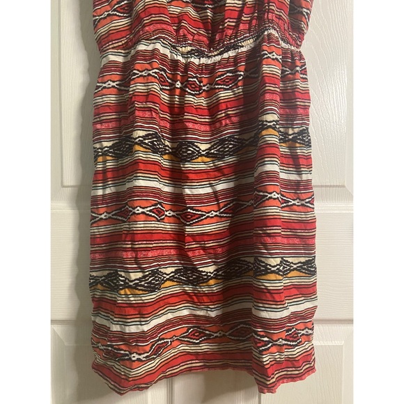 Boho Spaghetti Strap Dress With Adjustable Straps Cinched Waist Size X-Large - Picture 4 of 7